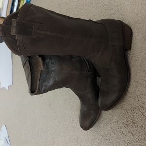 Brown Frye Cowboy Boots size 8